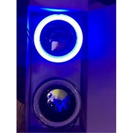 Foglamp Angel Eye Cob 76 Mm ALUMINIUM I Foglight Car Bumper Aluminum material I Fog Light Projector