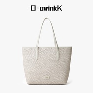 O-owinkk กระเป๋าสะพาย กระเป๋าถือ ความจุขนาดใหญ่ ทอกระเป๋าโท้ท