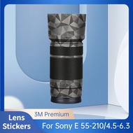 Untuk Sony E 55-210mm F4.5-6.3 OSS SEL55210 Kanta Kamera Pelekat Badan Balut Balut Pelindung Filem P