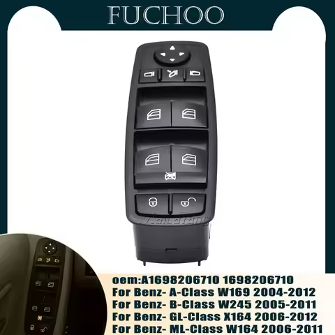 A1698206710 For Mercedes Benz A B Class W169 W251 2004 2005 2006-2012 Power Window Switch Lifter Con