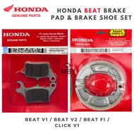 Honda Beat Brake Pad and Brake Shoe Set  [Click V1 / Beat v1 / Beat v2 / Airblade]