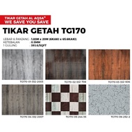 (METER) Tikar Getah Aqsa Lebar 1.83M tebal 0.5mm - 0.8mm