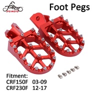JFG MOTO MX เท้าตอกวางเหยียบสำหรับ XR150L CRF150L CRF150F CRF230F Motorcross ชิ้นส่วนรถมอเตอร์ไซด์อุ