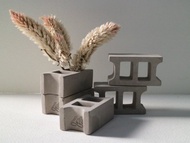 矜持空心磚(6入一組) 水泥/辦公收納/療癒小物/情人節禮/春節裝飾