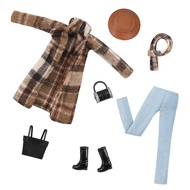 30cm Búp bê Barbie Mùa Thu/Mùa Đông Châu Âu thời trang Hàn Quốc bộ đồ đóng vai