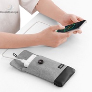 Kaleidoscope Travel Charger Mobile Phone Organizer Pouch Portable Source Electronics Earphone  Data 