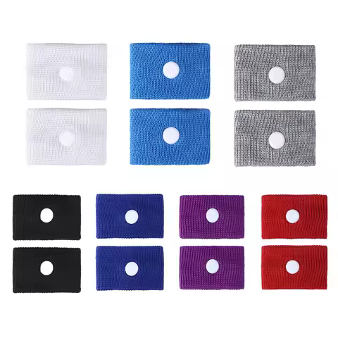 1-5 Pairs Travel Morning Sickness Wrist Band Anti Nausea Car Van Sea Plane Wristband Anti-motion Sic