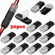 【The-Best】 10/20/30/50pcs 2 Pin Way Plug Car Waterproof Electrical Connector Wire Cable Automotive C