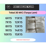 (30&40 MIC) OPP Glass Plastic WITHOUT GLUE Custom/ HEIGHT X15 Birthday Souvenir Plastic/ 6X15/ 7X15/