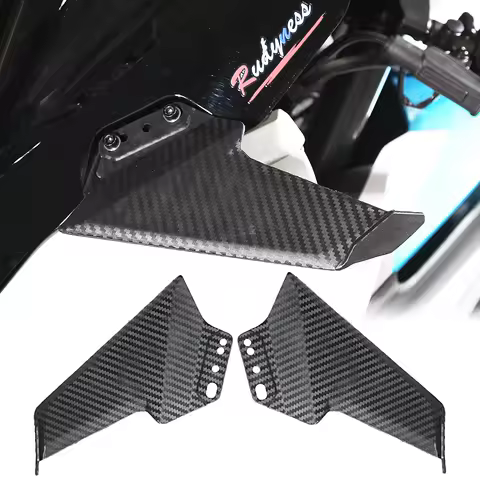 Universal Motorcycle Side Wing Spoiler Fairing Rear View Mirror Fixed Wing For Yamaha YZF-R1 R6 R3 R
