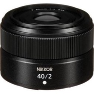 【中野數位】NIKON 尼康 Z 40MM F2 定焦鏡頭/平行輸入(銀色+500)