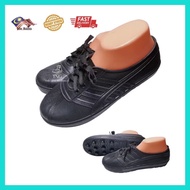 TNG Kasut Getah Hitam Gajah King Waterproof PVC Rubber Shoe Kampung Hiking Rubber Shoes Worker Shoes