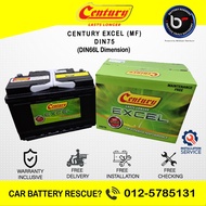 [ Installation Provided ] DIN75 | DIN66 | LN3 ] Century EXCEL MF | Car Battery Bateri Kereta | X70