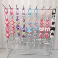 GANTUNGAN Initial Letter Bag Keychain