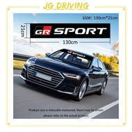 JD Car Windscreen Windshield Sticker BLACK Decorative For Toyota GR Sport VIos Yaris Corolla Cross V