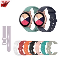20mm Soft Silicone Strap for Samsung Galaxy Watch Active 2 /Gear Sport /watch 4 classic Wrist Band