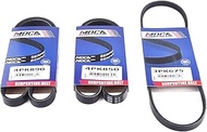 MOCA 3PK675 & 4PK850 & 4PK890 EPDM Serpentine Belt fits for Kia 2010-2012 Soul 2u Hatchback 4-Door 2