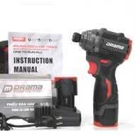 Máy Chuyên Vít Drama D-5818 FLEX Có Búa - Pin 168v động cơ không chổi than - 3 Cấp Chỉnh Lực.