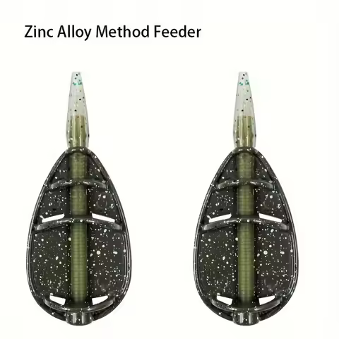 Method Feeder Accessories, Carp Fishing Feeder Tackle Set, Inline Zinc Alloy Feeder