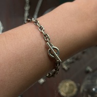JANGO Pig Nose Ring Bracelet 925 Sterling Silver Pig Nose Chain