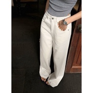 QCC STANDARD WHITE DOWNSIDE JEANS
