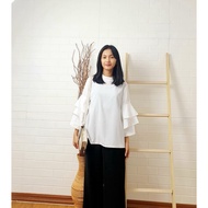 Sun 5696 peach wool Blouse