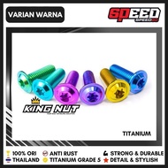 Titanium Probolt Baut Injakan Aki Honda Beat Scoopy Genio Grade 5