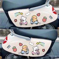 Electric Scooter Stickers Fun Puppy Motorcycle Line Dog Helmet Stickers Decoration Scratch Cover Car