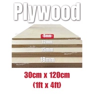 💥HOT DEAL!!! SOLID Lightweight Plywood (1ft x 4ft) 8mm Thickness Board Customizing to sizes