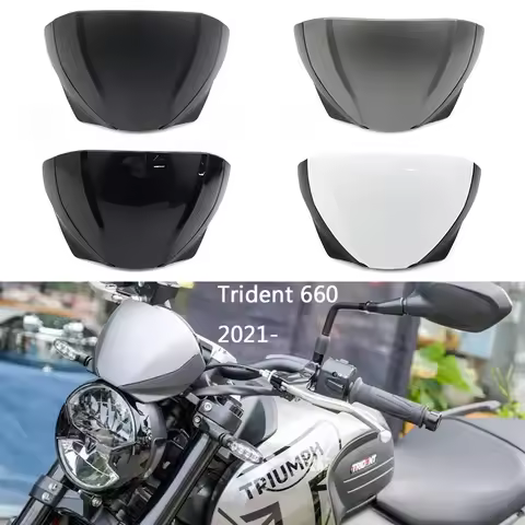 2021- New Motorcycle Front Screen Lens Windshield Fairing Windscreen Deflector For Trident660 triden