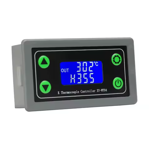 AT14 XY-WT04 High Temperature Digital Thermostat K-Type Thermocouple High Temperature Controller -99
