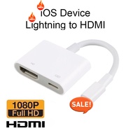 L-ightning เป็น HDMI AV Adapter HDMI Cable Convert สำหรับ l-phone for ไลนิง pad tv HD ต่อออกทีวี ต่อ