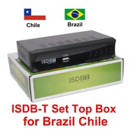 Satellite Tv Receiver Full Hd 1080p Usb Recorder For Brazil Peru Chile South America Country Isdb-t 