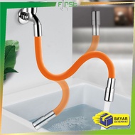EC Retail FH-C838 Universal 30CM UK Water Faucet Connection Hose 1/ 2 Inch 360 Degree / Elastic Pipe