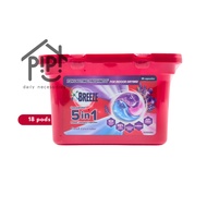 Breeze 5in1 Laundry Capsules Fresh Lavender 18pods