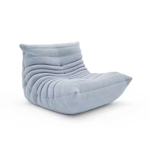 Highend Uncompressed Fireside Togo Chair, Bean Bag Chair, Foam Floor Sofa, Soft Lazy Lounge Sofa Cou