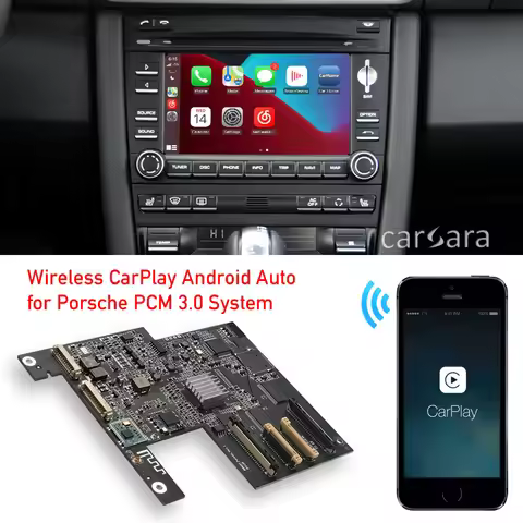 Cayman PCM3.0 Android Auto Module for 911 Carrera Boxster Cayenne CarPlay Box Music Video Phone Mirr