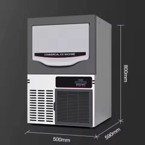 Commercial Appliances 100KG/Day Ice Maker Ice Making Machine Large Commercial Milk Tea Shop Equipmen