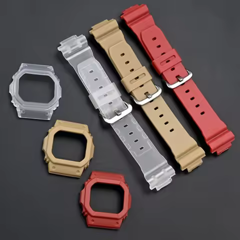 DW5600 Rubber Strap + Protective Case for Casio G-shock DW-5600 5610 GW-M5610 GW-B5600 Men Waterproo