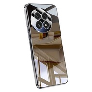 全城熱賣 - 適用於OnePlus 13 電鍍冰晶氣囊鏡頭全包防摔手機殼（黑色）