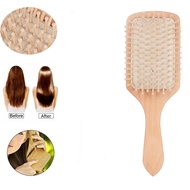 Yamata Wooden Box Comb Wooden Handle Blow Comb/ Paddle Comb/ Health Comb/