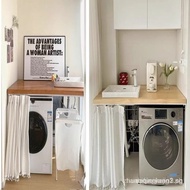 Drum Washing Machine Upper Shelf Balcony Table Storage Floor All-in-One Cabinet Blocking Cabinet Pla