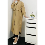 Midi dress cey rosa polos ft5678