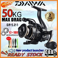 DAIWA Fishing Reel Spinning Reel Mesin Pancing 50kg Drag Full Metal High Fishing Reel BC Reel