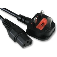 Consumer electronics .BS-1363/A LP-60L UK Plug to C13 Power Cable with Fuse for PC & Printers & Scan