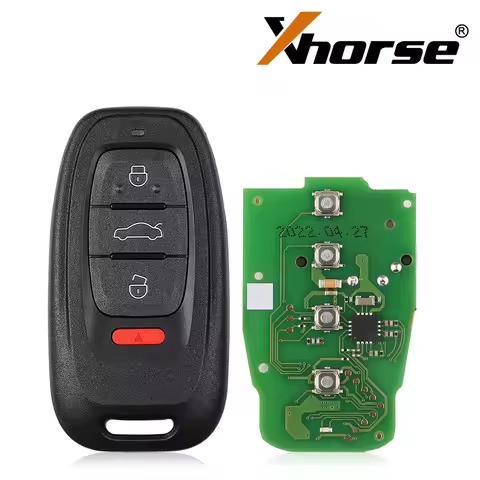 1PCS Xhorse XSADJ1GL XSADJ1EN VVDI 754J Wireless Smart Key for Audi 315/433/868MHZ A6L Q5 A4L A8L wi