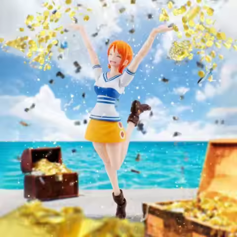 100% Original Bandai S.H.Figuarts SHF One Piece Monkey D Luffy Nami Romance Dawn Anime Action Figure