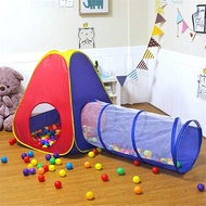 *SG seller* Kids Pop Up Play Tent (Tunnel+tent)and Crawl Tunnel Children Playhouse Tent for Boys Girls Babies