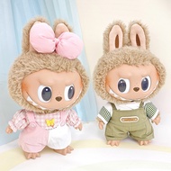 [Only Clothes] 37cm Labubu Vinyl Plush Doll Clothes Replace Labubu Skirt Various Suits Replacement