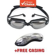 Sun Sports Goggle Swimming With Power Degree Kids Adult Swimming Goggles Gogle Cermin Mata Renang Be